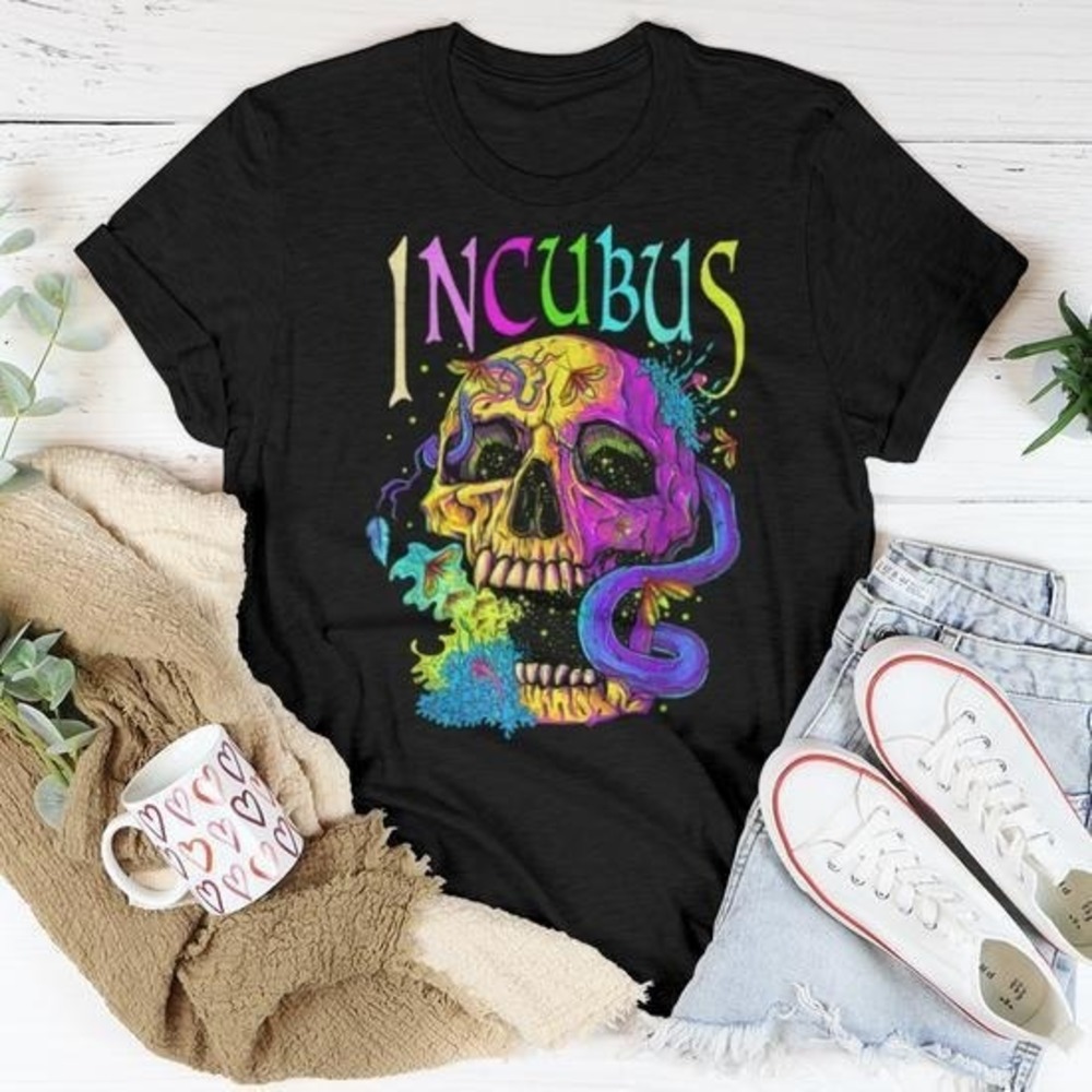 A Crow Left Skull Morning And Flower Incubus View Women T-shirt